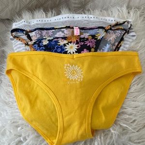 NWT! 2 pair of PINK and 1 pair of Victoria’s Secret panties